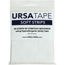 URSA STRAPS URSA TAPE SOFT STRIPS Small, moleskine, 8x2.5cm, blanc (pack de 30)