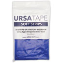 URSA STRAPS URSA TAPE SOFT STRIPS Small, moleskine, 8x2.5cm, bleu chroma (pack de 30)