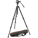MANFROTTO MVH500AH-755XBK KIT TREPIED VIDEO avec trépied 755XB aluminium, rotule MVH500AH, sac