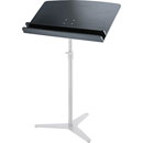 K&M 12335 PUPITRE D'ORCHESTRE noir, bois, avec étagère, 800 x 465mm