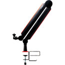 JOBY WAVO BOOM ARM BRAS MICRO pince étau, porte gobelet/casque, passe-câble, tête rotule, noir/rouge