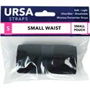 URSA STRAPS POUCH WAIST STRAP SANGLES DE CEINTURE Small, 81cm, petite poche, noir
