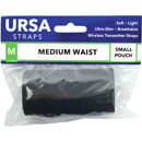 URSA STRAPS POUCH WAIST STRAP SANGLES DE CEINTURE Medium, 100cm, petite poche, noir