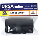 URSA STRAPS POUCH WAIST STRAP SANGLES DE CEINTURE Extra-large, 150cm, une grande poche, noir