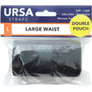 URSA STRAPS POUCH WAIST STRAP SANGLES DE CEINTURE Large, 120cm, grande poche, noir