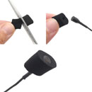 URSA STRAPS FOAMIES SUPPORTS MICRO mousse souple, 24x17x9mm, noir (pack de 12)