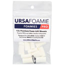 URSA STRAPS FOAMIES SUPPORTS MICRO mousse souple, 24x17x9mm, blanc (pack de 12)