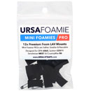 URSA STRAPS MINI FOAMIES SUPPORTS MICRO mousse souple, 22x14x7mm, noir (pack de 12)