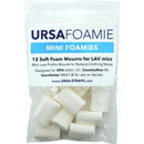 URSA STRAPS MINI FOAMIES SUPPORTS MICRO mousse souple, 22x14x7mm, blanc (pack de 12)