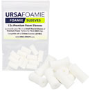URSA FOAMIE SLEEVE MICROPHONE MOUNT Soft foam, 18 x 9mm, white (pack of 12)