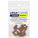 URSA FOAMIE SLEEVE MICROPHONE MOUNT Soft foam, 18 x 9mm, caramel (pack of 12)