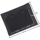 URSA PIN-IT POUCH Double slot, black