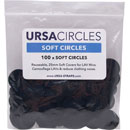 URSA STRAPS SOFT CIRCLES BONNETTE MICRO tissus doux, noir (pack de 100 Circles)