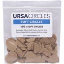 URSA STRAPS SOFT CIRCLES BONNETTE MICRO tissus doux, beige (pack de 100 Circles)