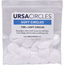 URSA STRAPS SOFT CIRCLES BONNETTE MICRO tissus doux, blanc (pack de 100 Circles)
