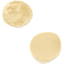 URSA STRAPS PLUSH CIRCLES BONNETTE MICRO poils courts, beige (pack de 9 Circles/30 Stickies)