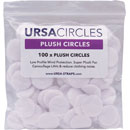 URSA STRAPS PLUSH CIRCLES BONNETTE MICRO poils courts, blanc (pack de 100 Circles)