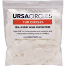 URSA STRAPS FUR CIRCLES BONNETTE MICRO poils longs, blanc (pack de 100 Circles)