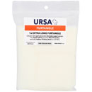 URSA STRAPS FURTANGLES BONNETTE MICRO poils longs, pièce de 30 x 15cm, blanc