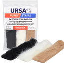 URSA FURRY STRIPS MICROPHONE COVER Black/beige/white mixed (pack of 9)