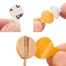 URSA STRAPS MINI STICKY CIRCLES hypoallergenique, diamètre 15mm, pack de 90