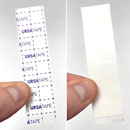 URSA STRAPS STICKY STRIPS RUBAN ADHESIF hypoallergénique, 78x22mm, transparent (pack de 60)