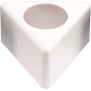 CANFORD BADGE DE MICRO triangulaire, blanc, imprimé 1 couleur détails à spécifier