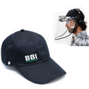 BUBBLEBEE VISOR CAP CASQUETTE avec visière de protection anti-projection amovible, noir