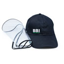 BUBBLEBEE VISOR CAP CASQUETTE avec visière de protection anti-projection amovible, noir