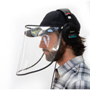 BUBBLEBEE VISOR CAP CASQUETTE avec visière de protection anti-projection amovible, noir