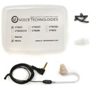 VOICE TECHNOLOGIES VT600 EARPHONE Straight cable, mono 3.5mm jack, black