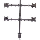 LINDY 40659 SUPPORT ECRAN quad, support avec tige et pince étau