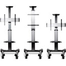 LINDY 40969 SUPPORT ECRAN simple, sur chariot, argent