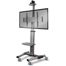 LINDY 40969 SUPPORT ECRAN simple, sur chariot, argent