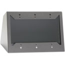 RDL DC-3G CHASSIS DE MONTAGE À POSER triple, pour télécommande Décora, gris