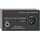 RDL TX-AFC1M CONVERTISSEUR AUDIO asymétrique vers symétrique, RCA vers XLR3M