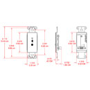 RDL D-RBTP REMOTE Pair button, for RU-BTLA, white