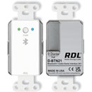 RDL D-BTN21 DANTE AUDIO INTERFACE Bi-directional, Bluetooth, Q-SYS plug-in, white
