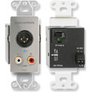 RDL DS-TPR3A AUDIO RECEIVER Active three-pair, 3-pin XLR/RCA mic/line out, Format-A, stainless steel