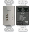 RDL DS-TPRX3A AUDIO RECEIVER 3-channel, 3x button channel selection, Format-A, stainless steel