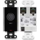 RDL DB-TPSML1A AUDIO SENDER Active single-pair, 3-pin XLR mic/line in, Format-A, black