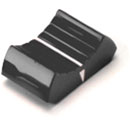 PENNY AND GILES PG16 BOUTON DE POTENTIOMETRE larg.16mm, pour bras 18, 6x1, 7mm, noir