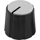 SIFAM S150-250 BOUTON COLLET diamètre 15,5mm, fixation 0.25", noir