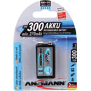 ANSMANN PILE 300mAh, 9V E-Block, NiMH, l'unité