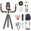 JOBY GORILLAPOD MOBILE VLOGGING KIT avec GorillaPod, Beamo Mini LED et Wavo Mobile