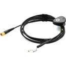 DPA CH16B00 CORDON MICROPHONE pour tour d'oreille MicroDot, noir