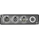 SOUND DEVICES A-TA3 ADAPTATEUR pour A20-RX, 2x TA3, 1x Hirose 4pts, 1x TA4 DC, 1x USB-C