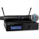 SHURE SLXD24+/B58 RADIOMIC SYSTEM Fixed RX, handheld TX, Beta58A, 823-865 MHz ((S50)