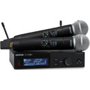 SHURE SLXD24D+/58 RADIOMIC SYSTEM Fixed dual RX, 2x handheld TX, SM58, 823-865 MHz ((S50)