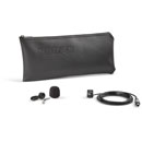 SHURE WL184M MICRO cravate, condensateur, supercardioïde, connecteur LEMO, noir